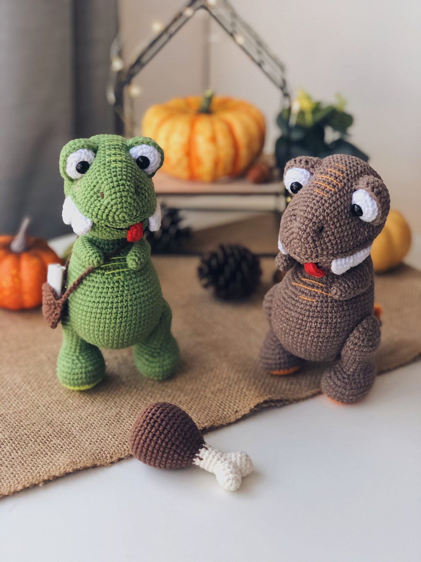 PDF Dino T-Rex Amigurumi Pattern