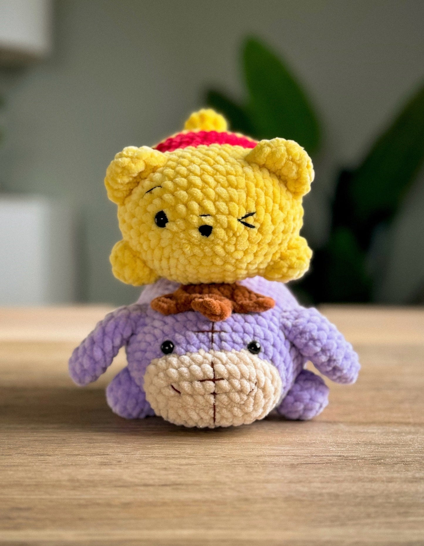 Winnie Chubby Bear Crochet Amigurumi Pattern – PDF Toy Tutorial