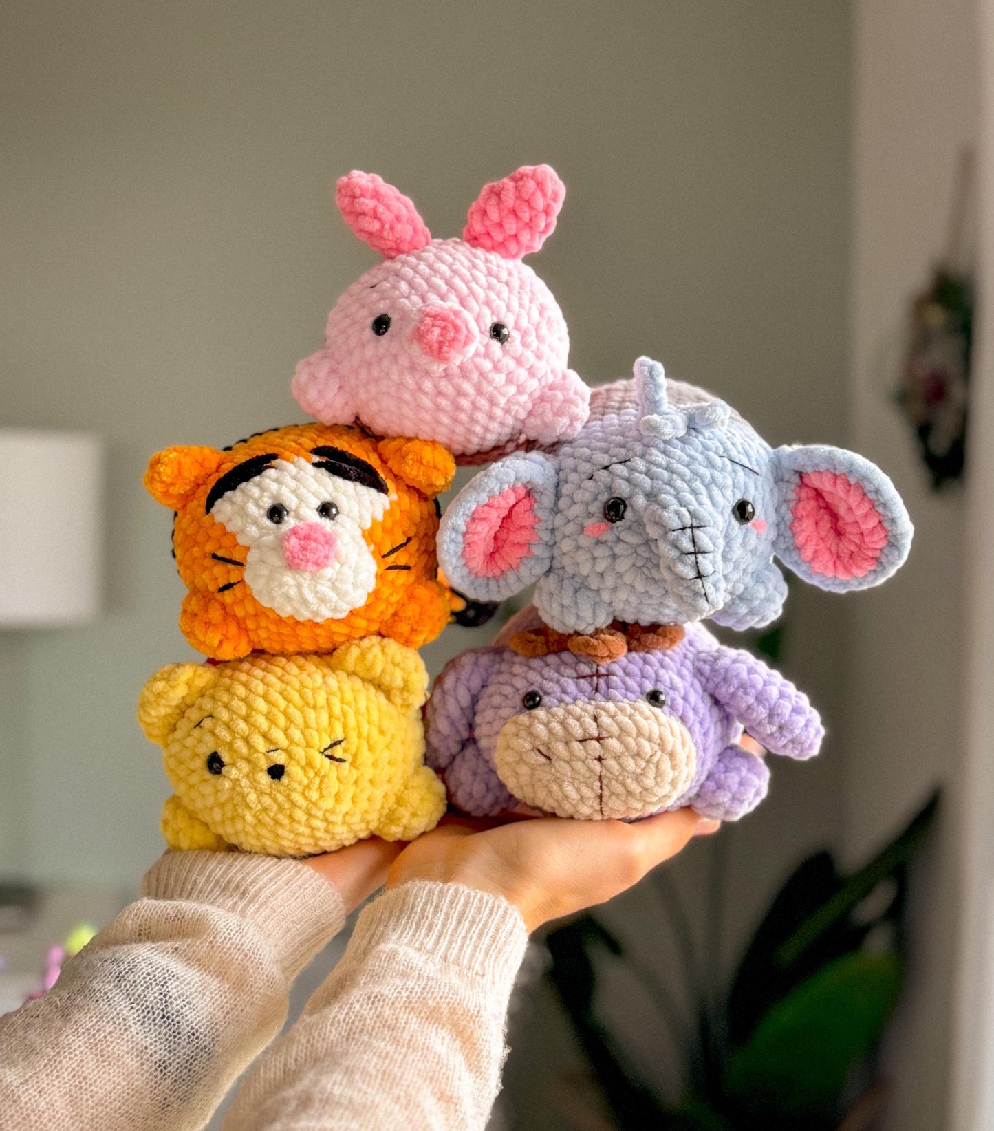 Winnie Chubby Tiger Tigger Crochet Amigurumi Pattern – PDF Toy Tutorial