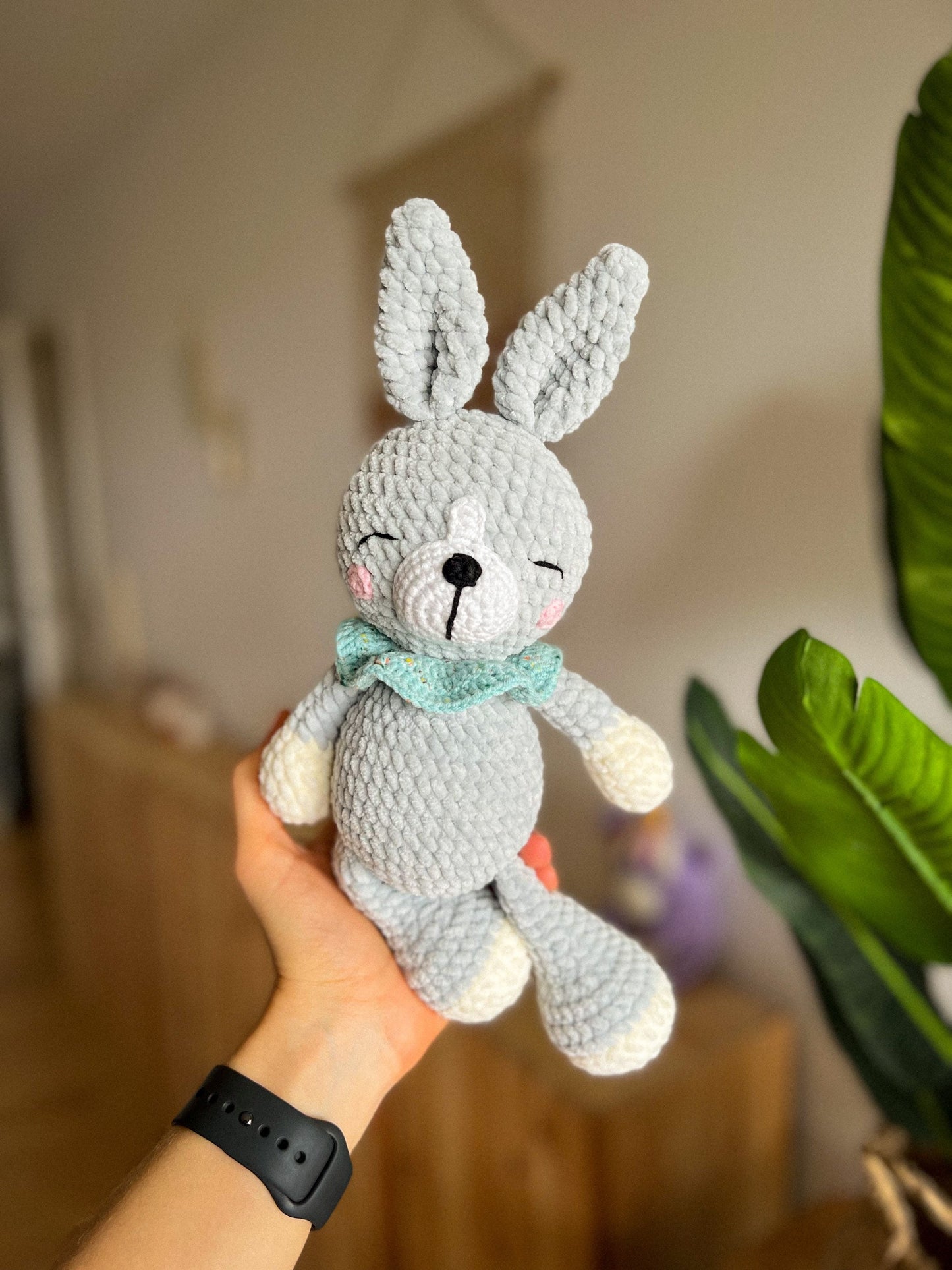 PDF Sleepy Bunny Amigurumi Pattern