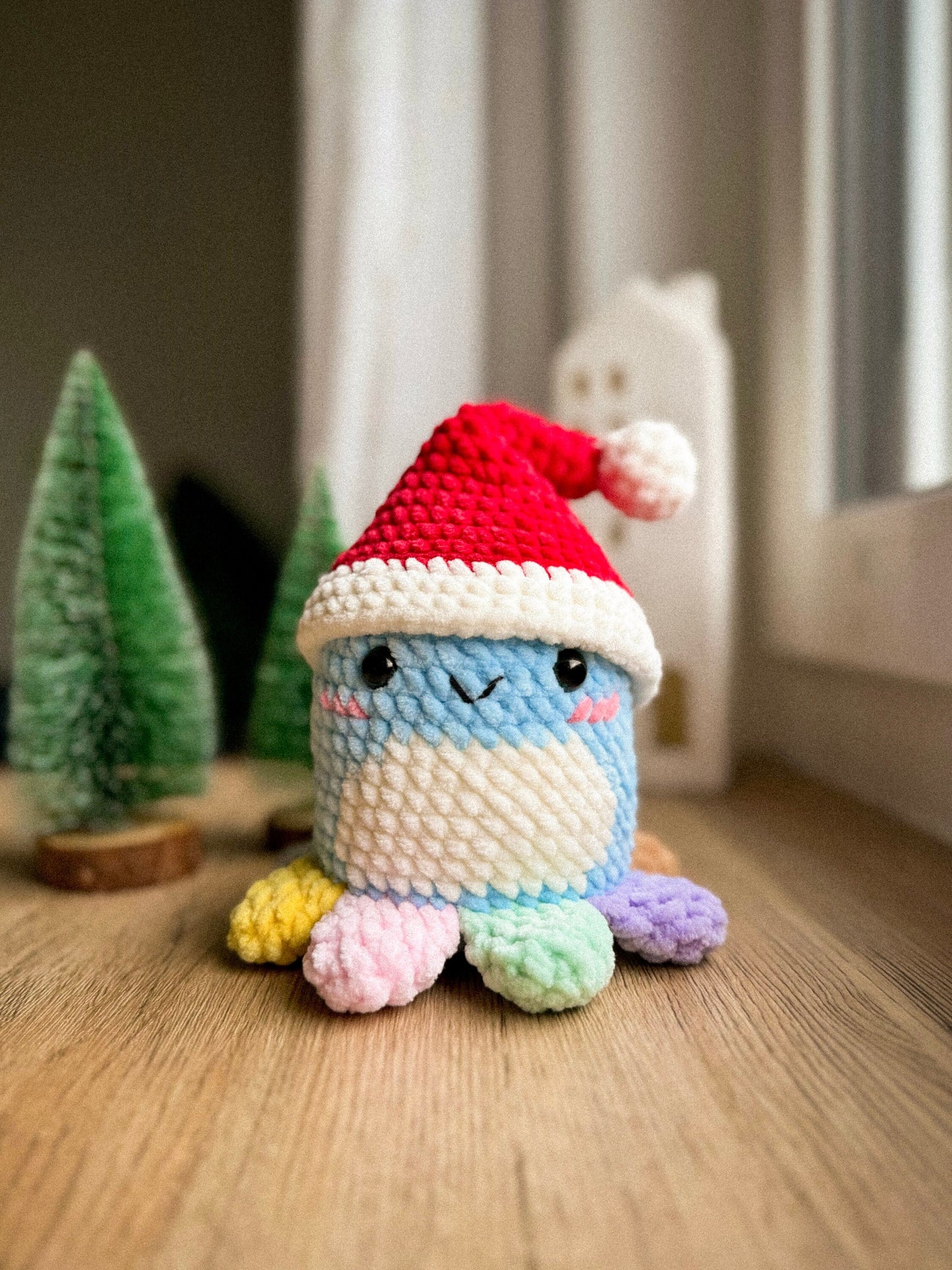 NO-SEW Rainbow Octopus Amigurumi PDF Pattern