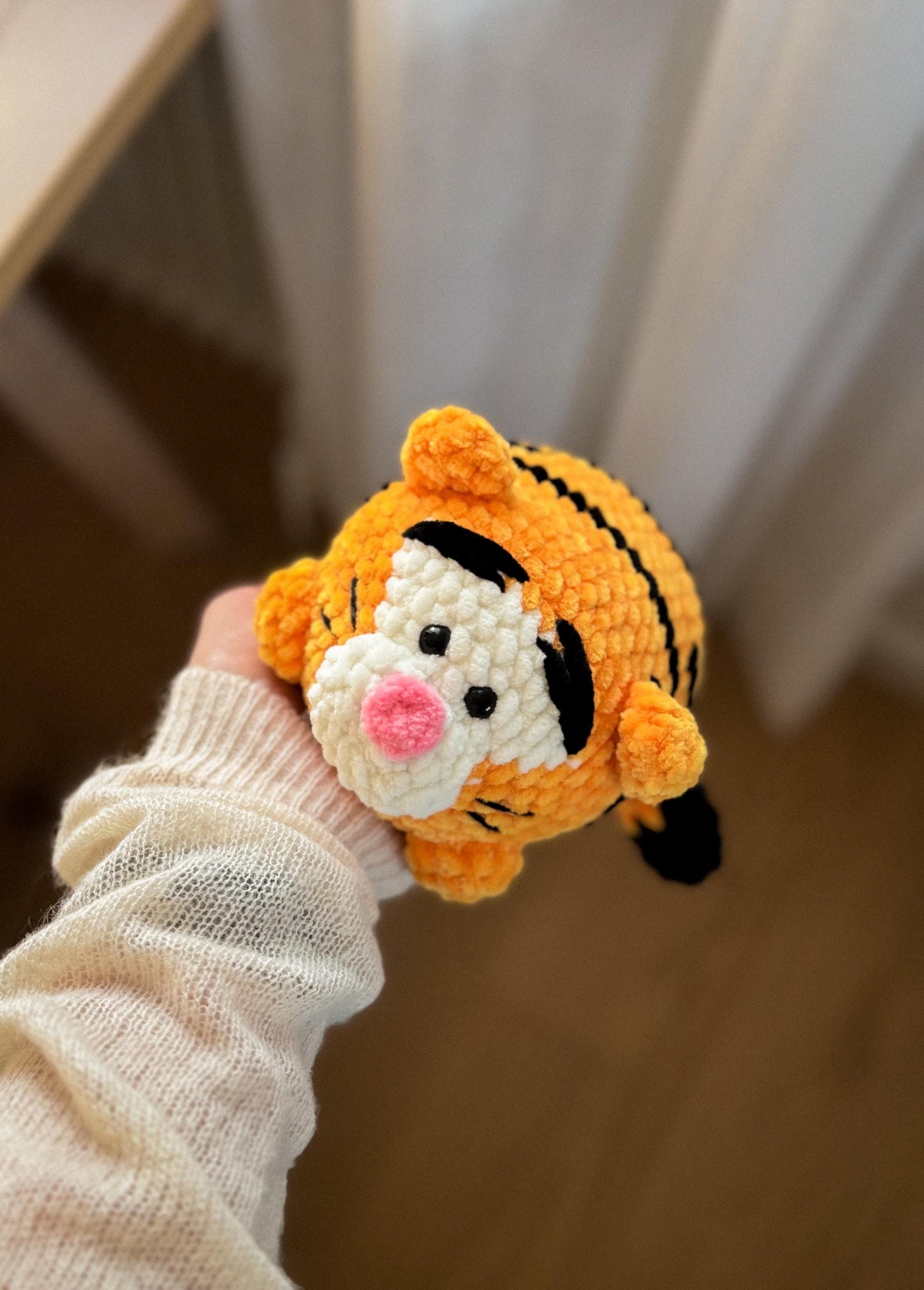 Winnie Chubby Tiger Tigger Crochet Amigurumi Pattern – PDF Toy Tutorial