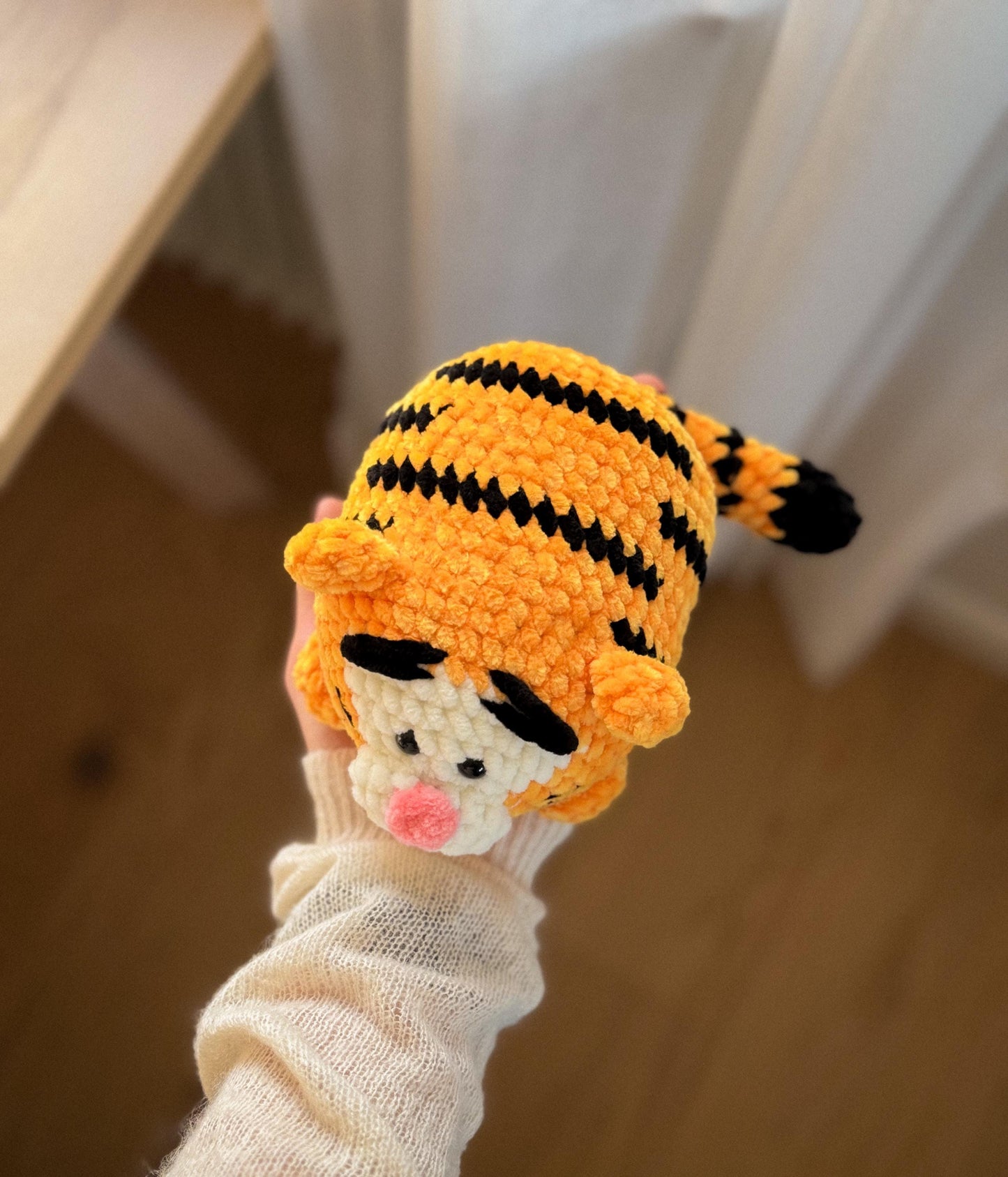 Winnie Chubby Tiger Tigger Crochet Amigurumi Pattern – PDF Toy Tutorial