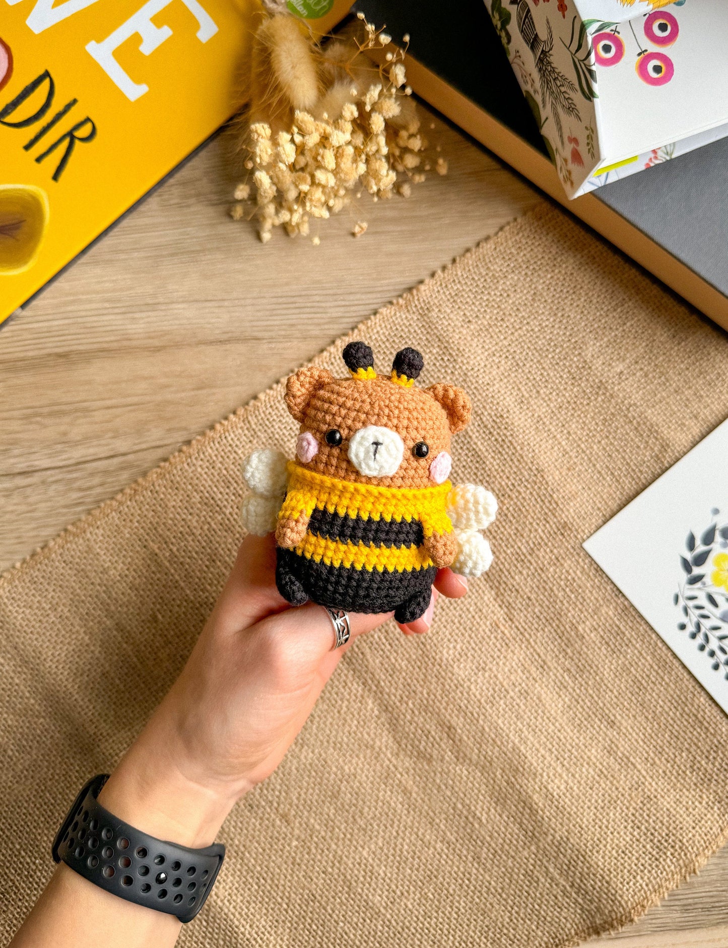 PDF Bee Bear Amigurumi Pattern