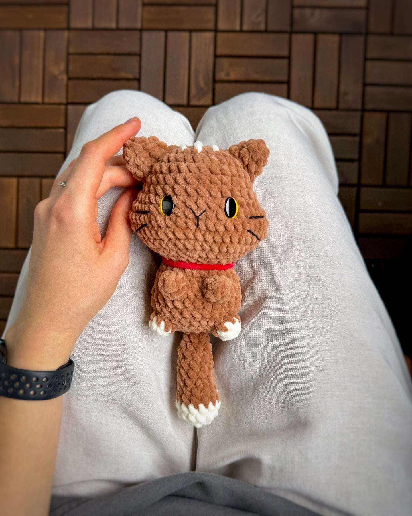 PDF Cat Murr, crochet cat low-sew amigurumi pattern
