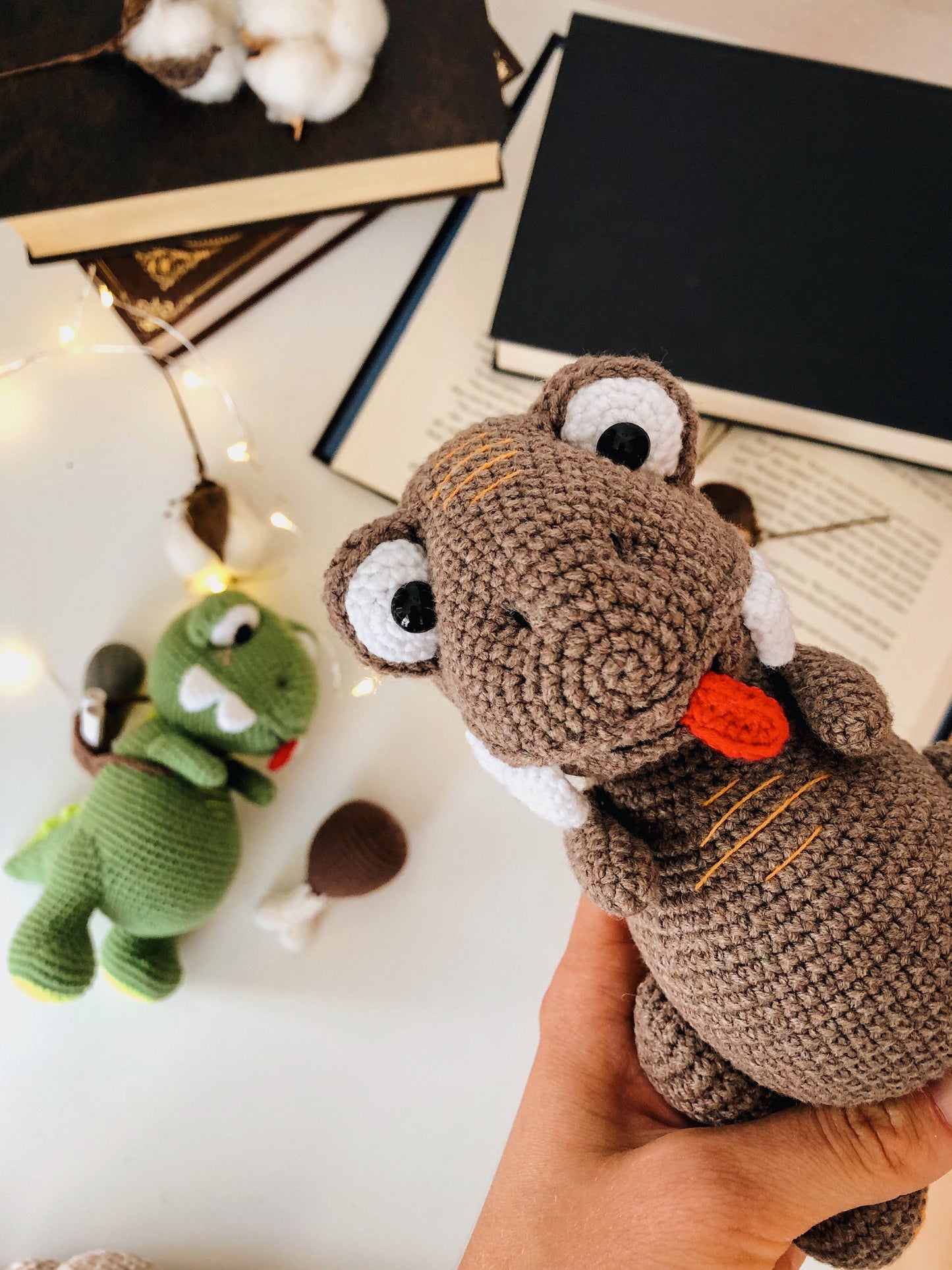 PDF Dino T-Rex Amigurumi Pattern