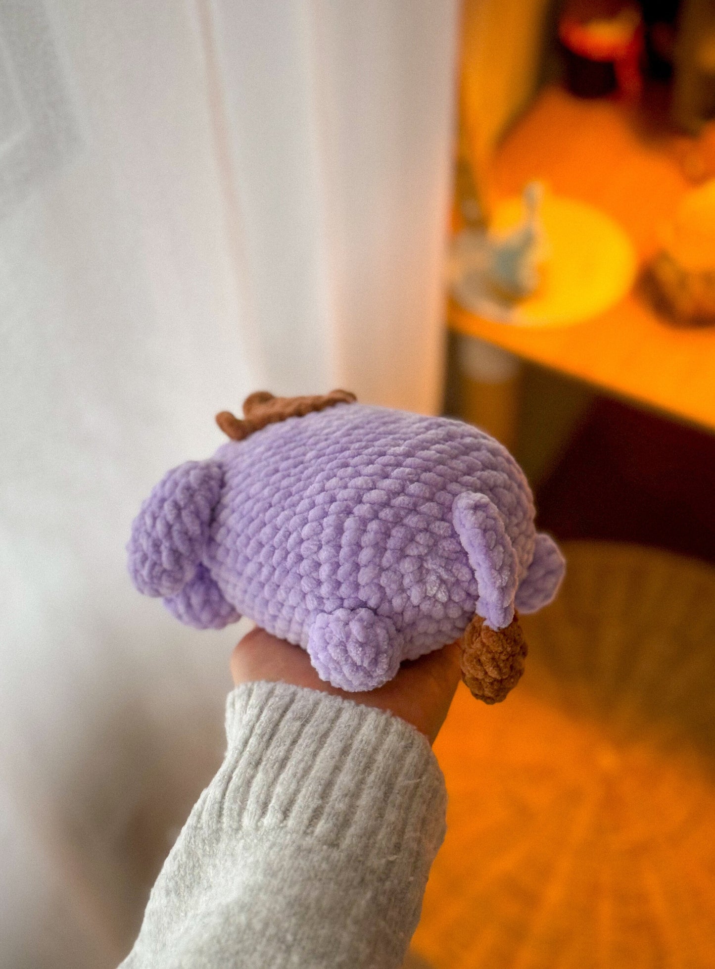 Eeyore Chubby Donkey Crochet Amigurumi Pattern – PDF Toy Tutorial