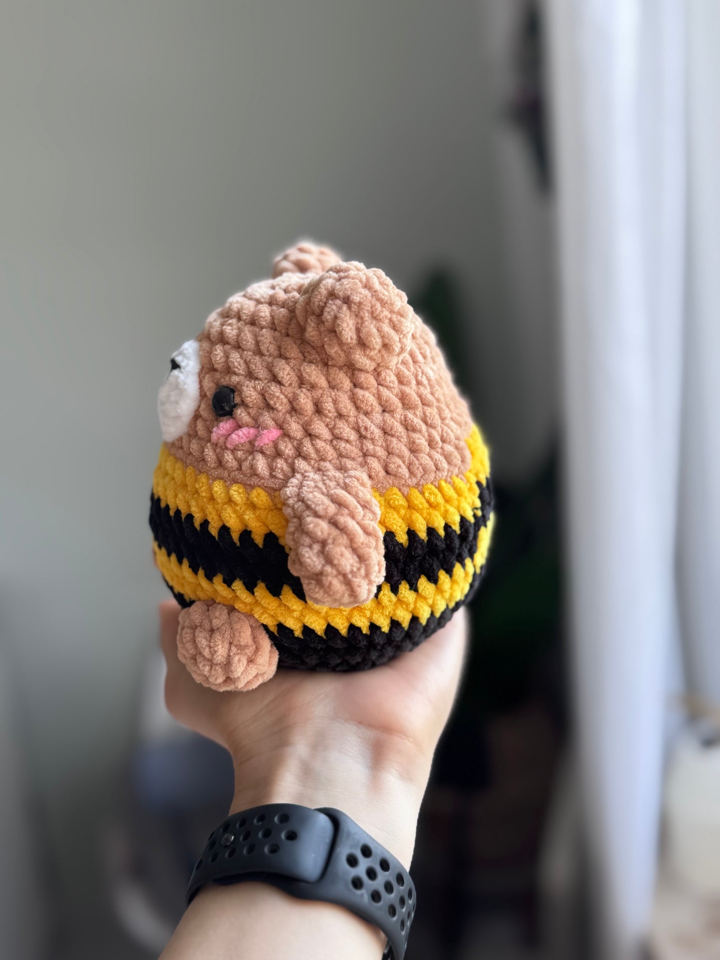 Chubby Bee-Bear Amigurumi PDF Pattern Test