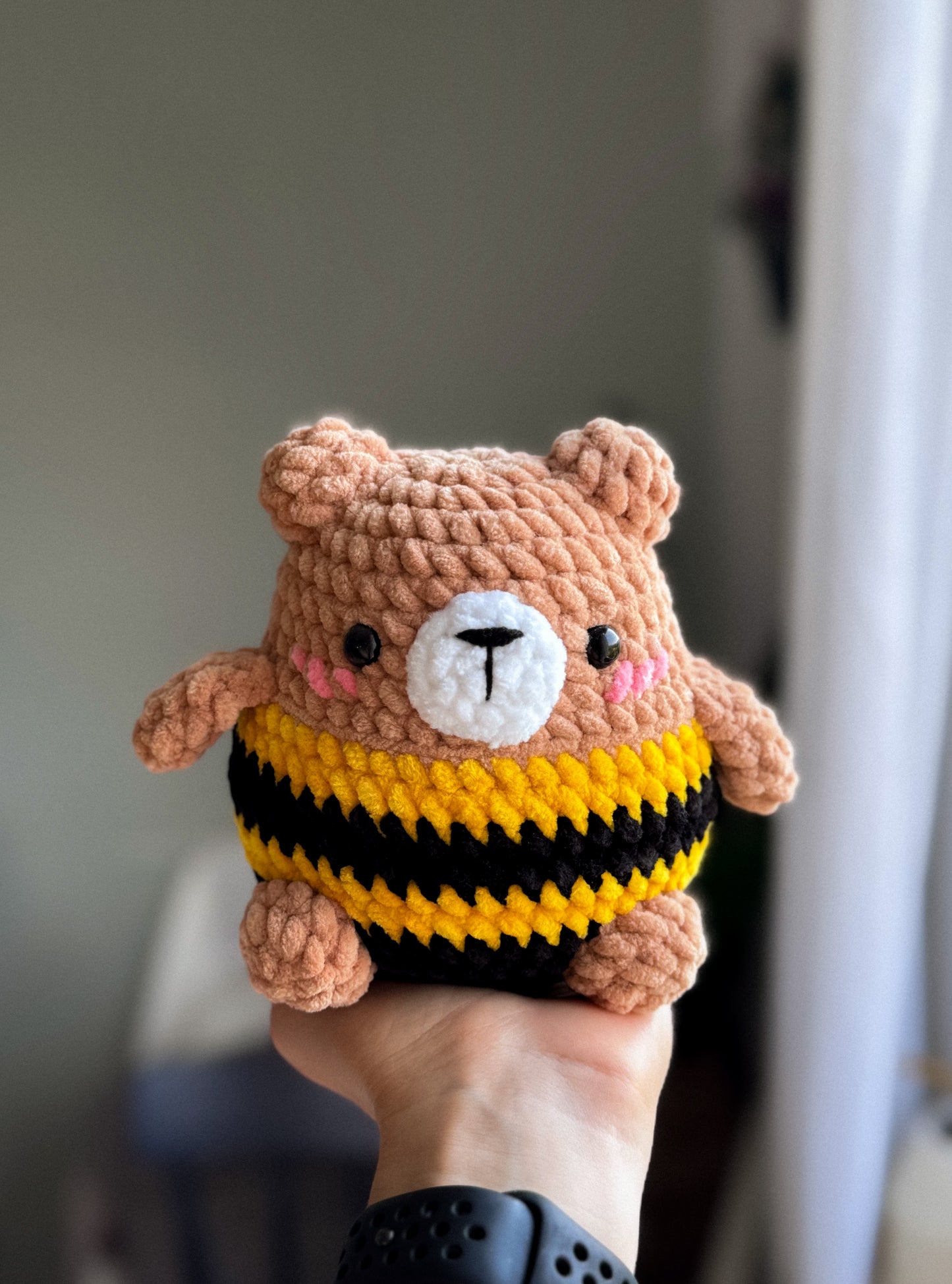 Chubby Bee-Bear Amigurumi PDF Pattern Test