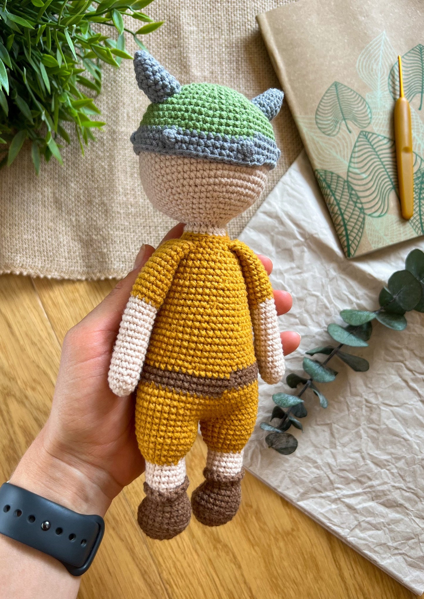 PDF Little Viking Amigurumi Pattern