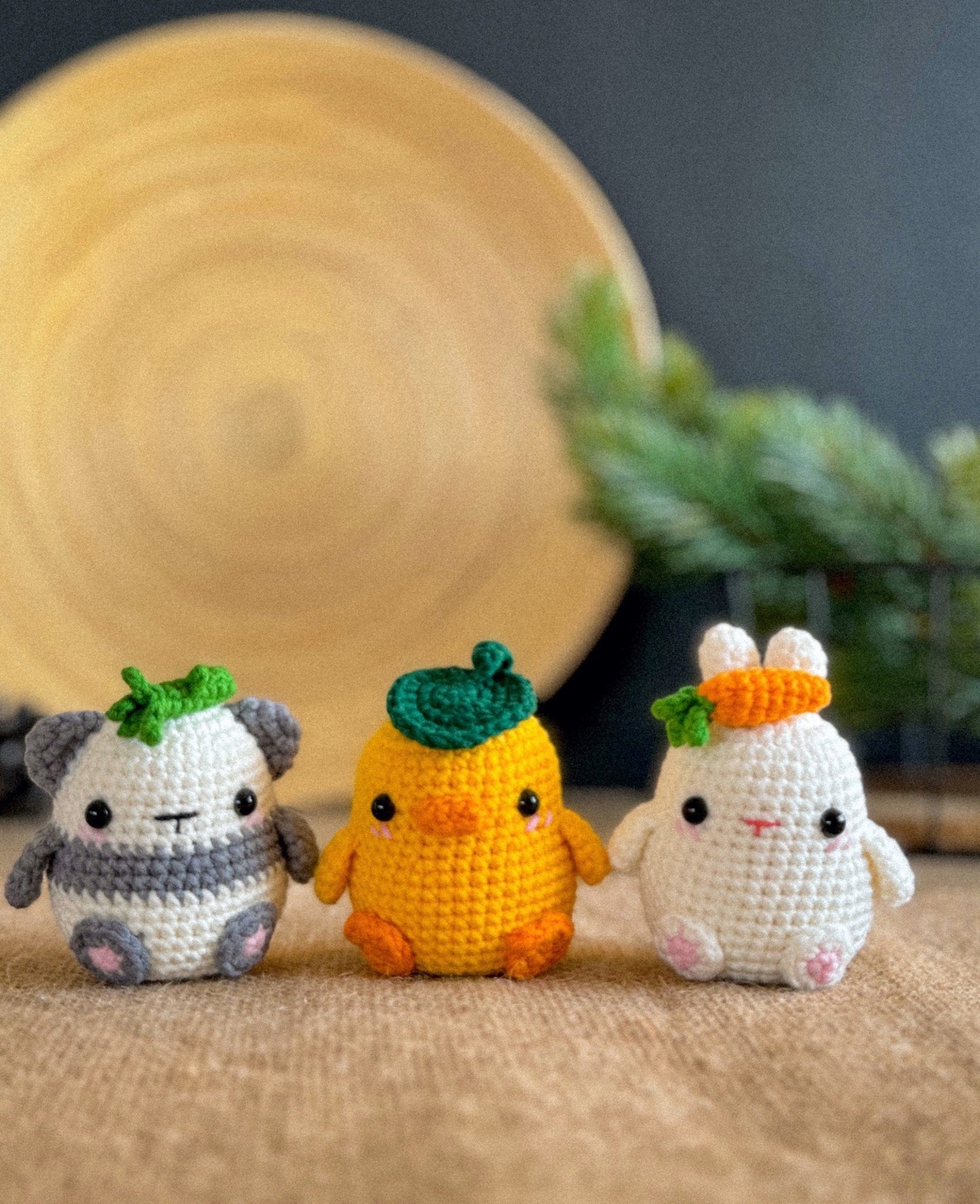 PDF Pocket Friends Set of 5 Amigurumi Patterns | Mini Amigurumi Pattern bundle