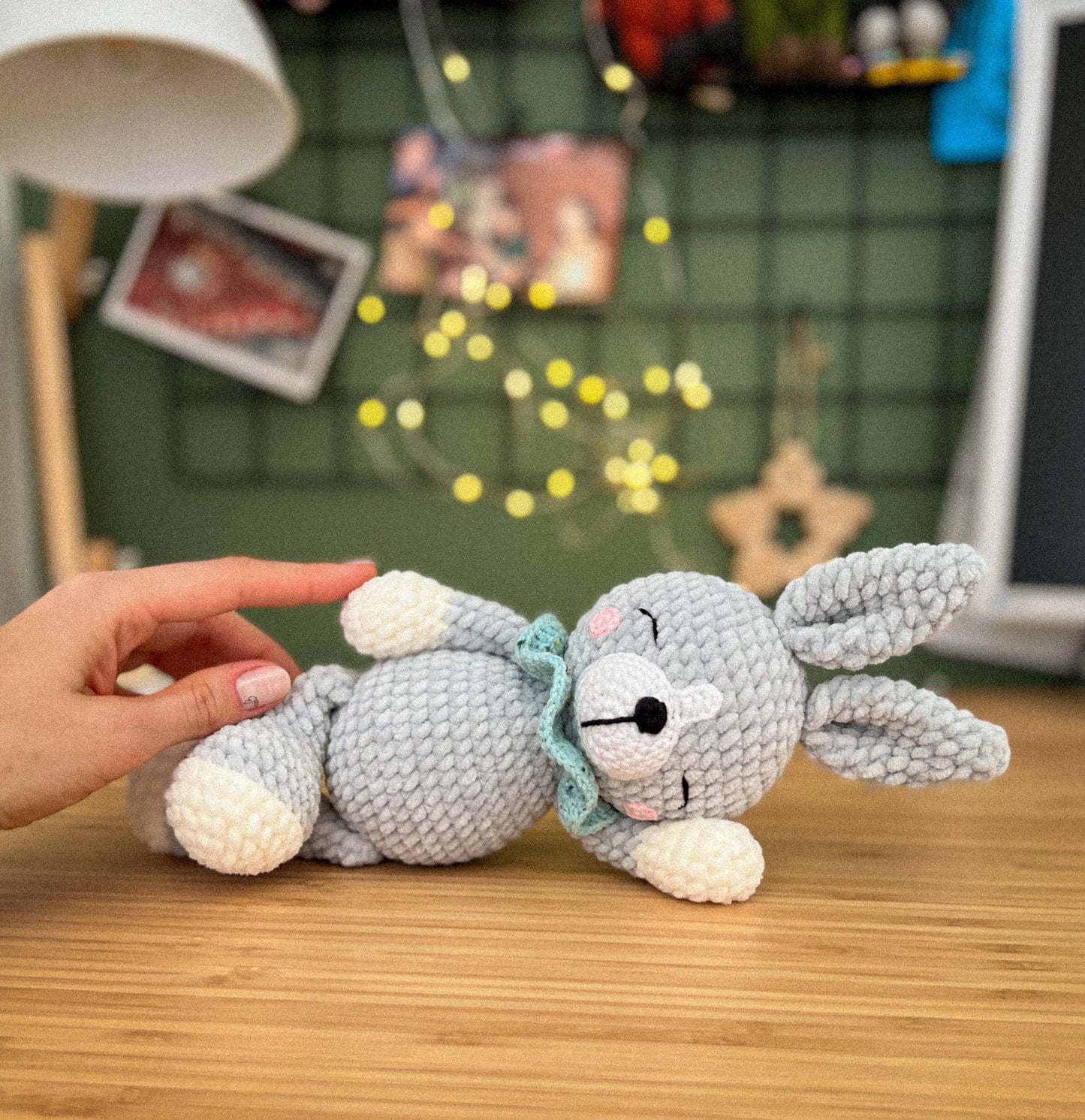 PDF Sleepy Bunny Amigurumi Pattern
