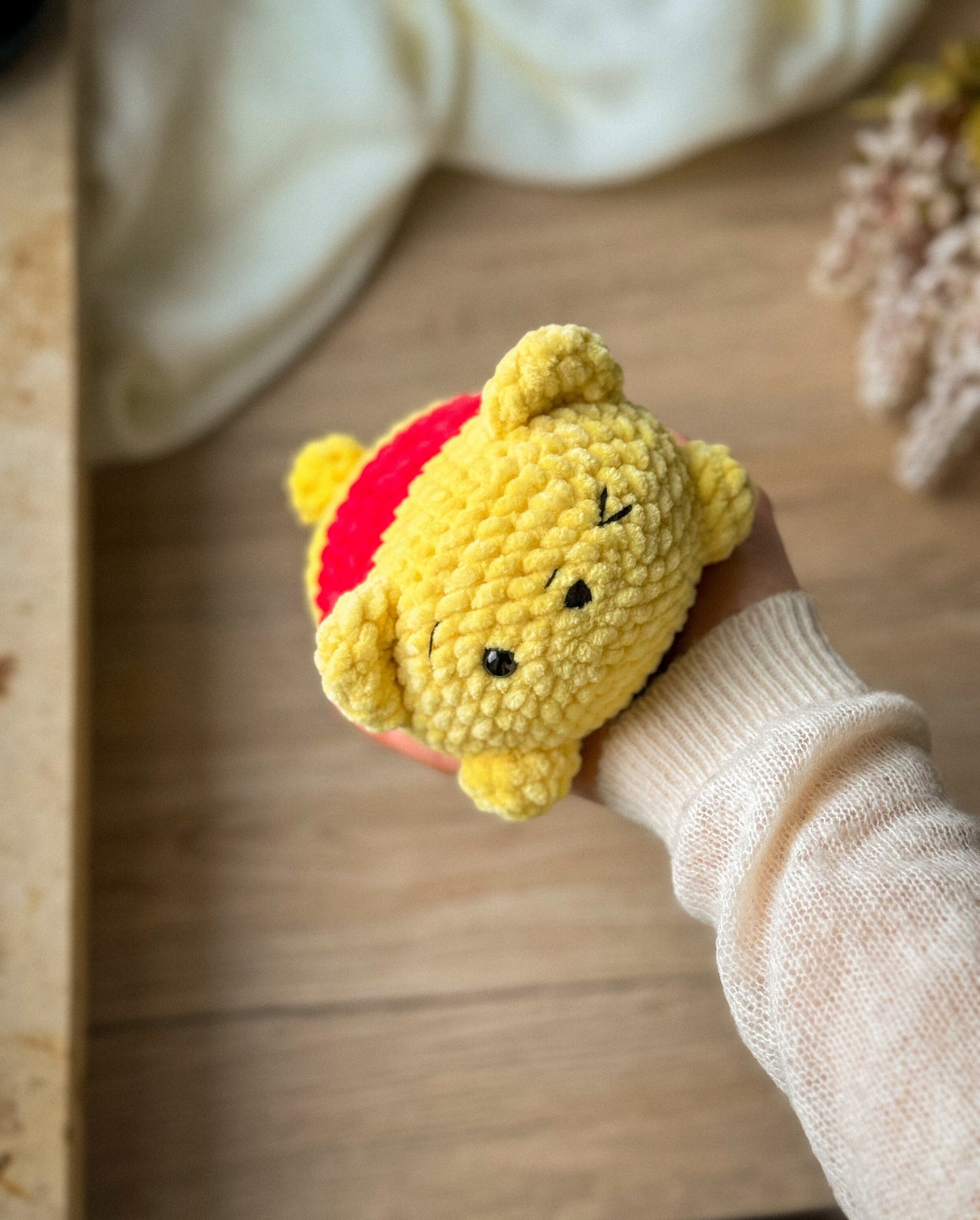 Winnie Chubby Bear Crochet Amigurumi Pattern – PDF Toy Tutorial