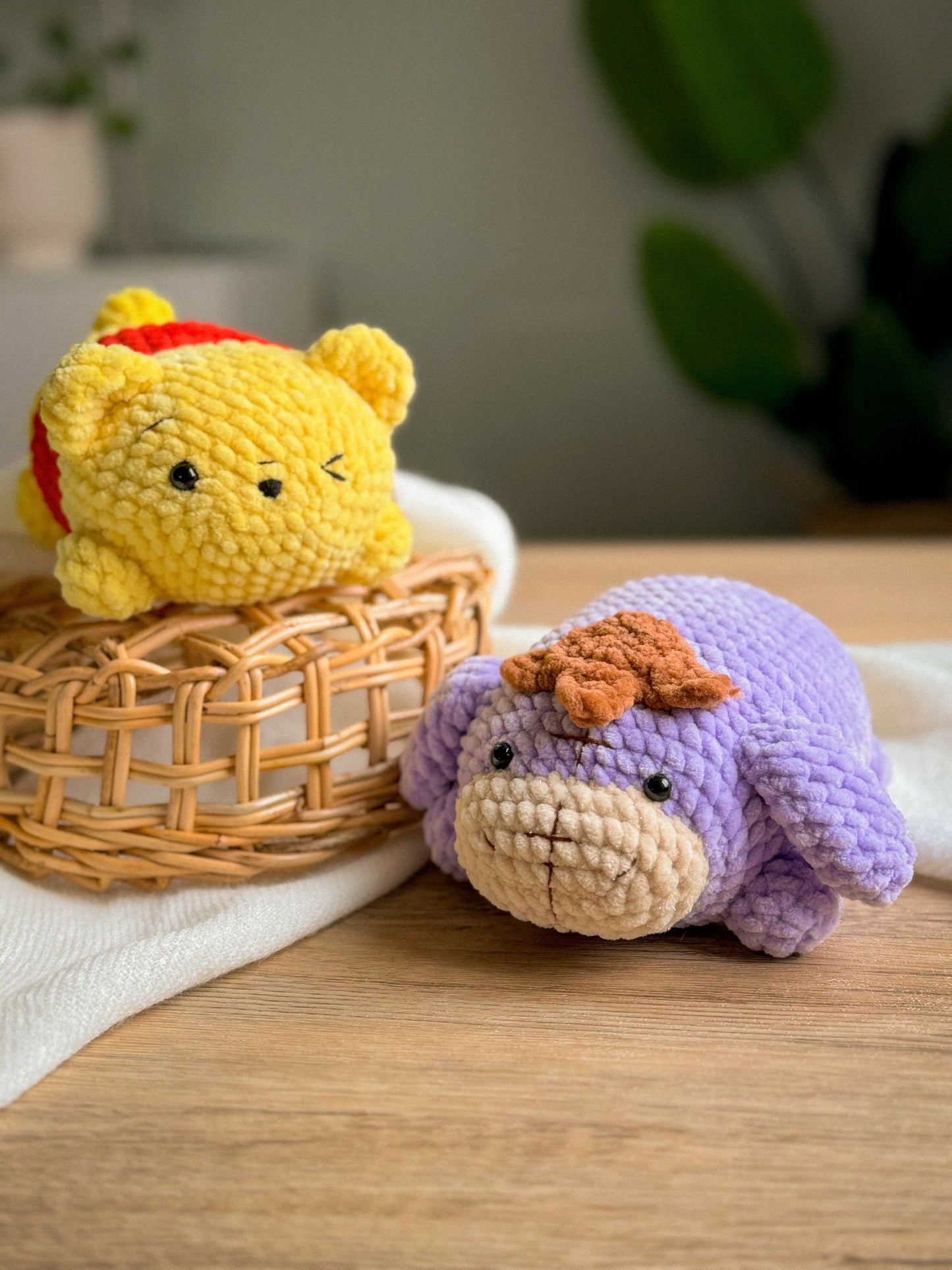 Eeyore Chubby Donkey Crochet Amigurumi Pattern – PDF Toy Tutorial