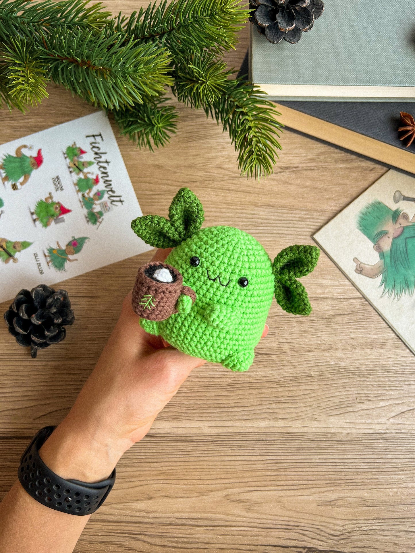 Forest Spirit Crochet Amigurumi Pattern – Fantasy Creature PDF Tutorial