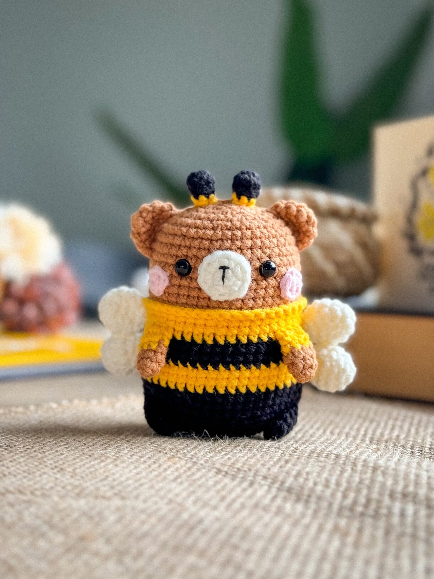 PDF Bee Bear Amigurumi Pattern