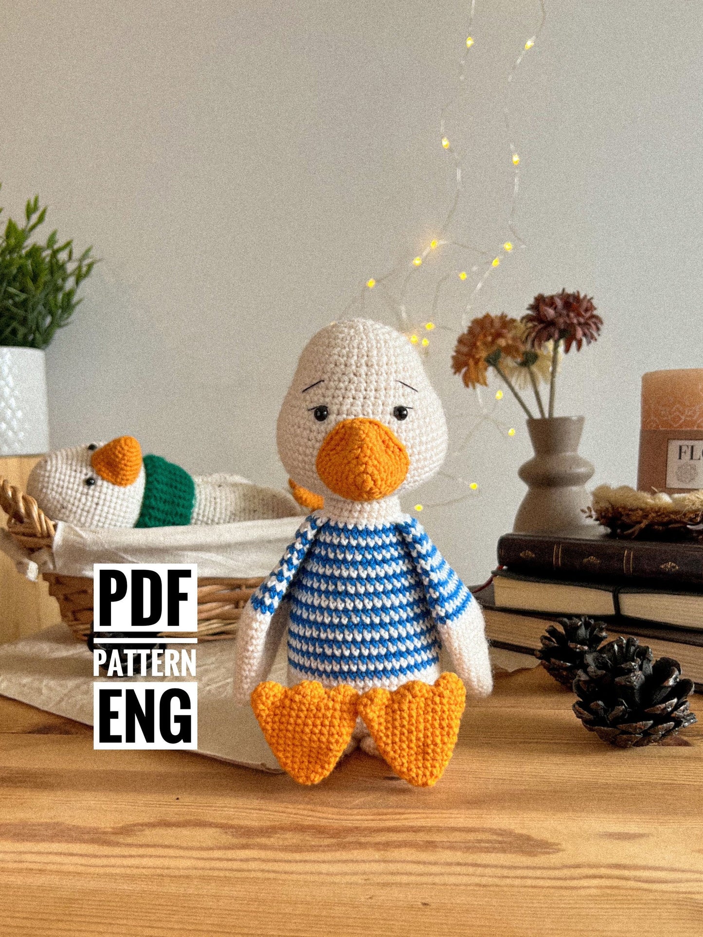 PDF Goose Hans Amigurumi Pattern