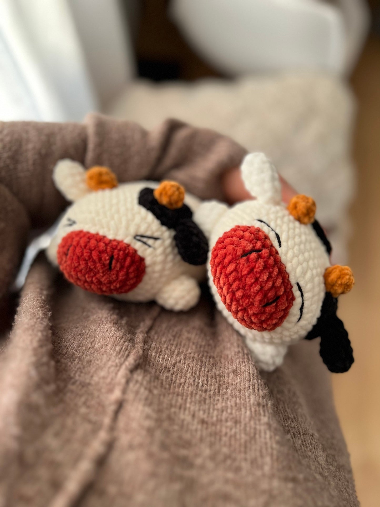 Chubby Cow Crochet Amigurumi Pattern – Cute PDF Toy Tutorial