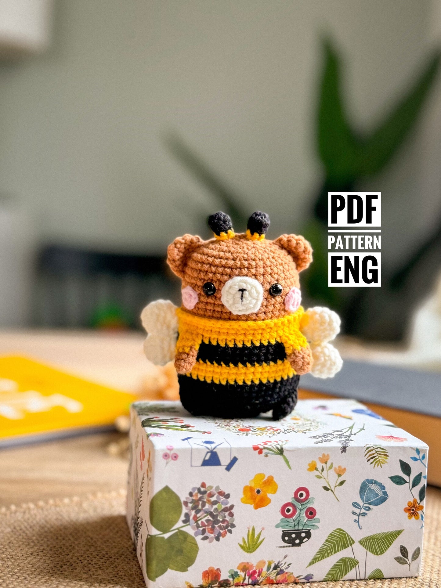 PDF Bee Bear Amigurumi Pattern
