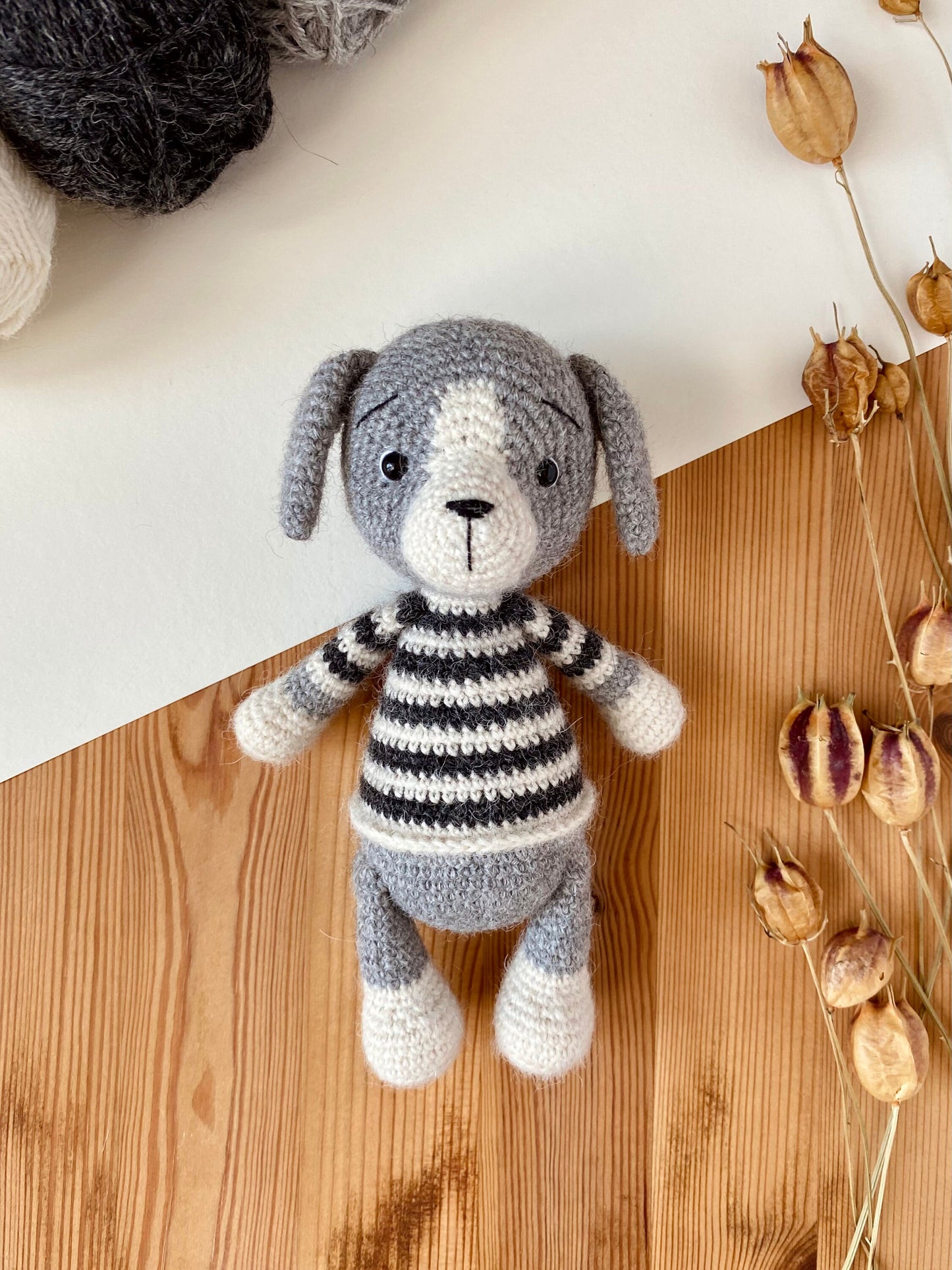 Dog Charley Crochet Amigurumi Pattern – Cute Puppy PDF Tutorial