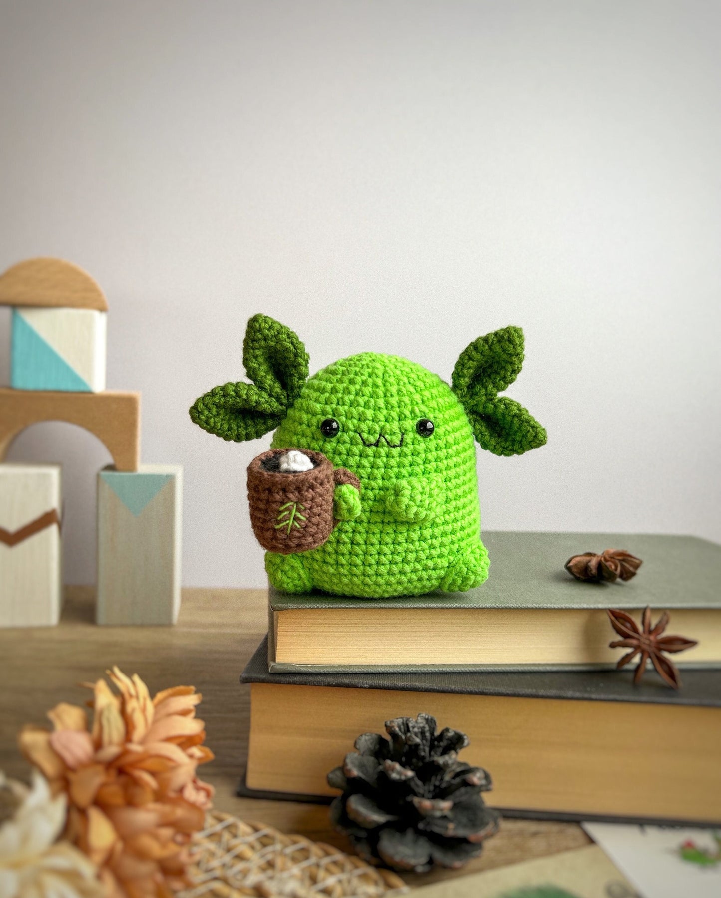 Forest Spirit Crochet Amigurumi Pattern – Fantasy Creature PDF Tutorial