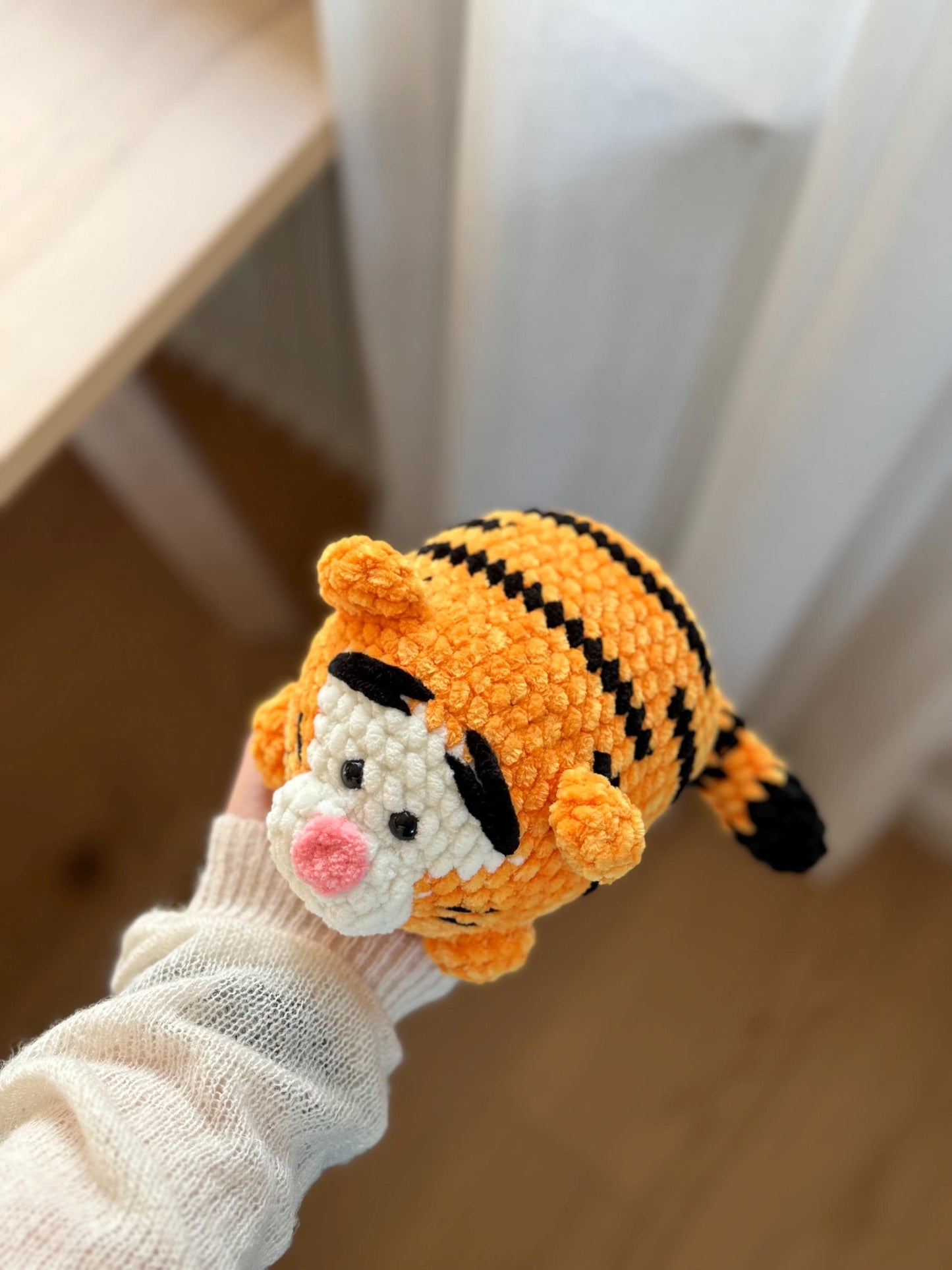 Winnie Chubby Tiger Tigger Crochet Amigurumi Pattern – PDF Toy Tutorial