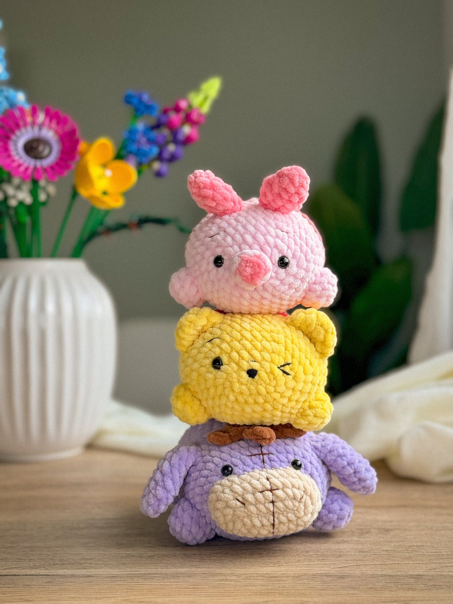Winnie Pooh Amigurumi Crochet Pattern Bundle – 5 in 1 PDF Set