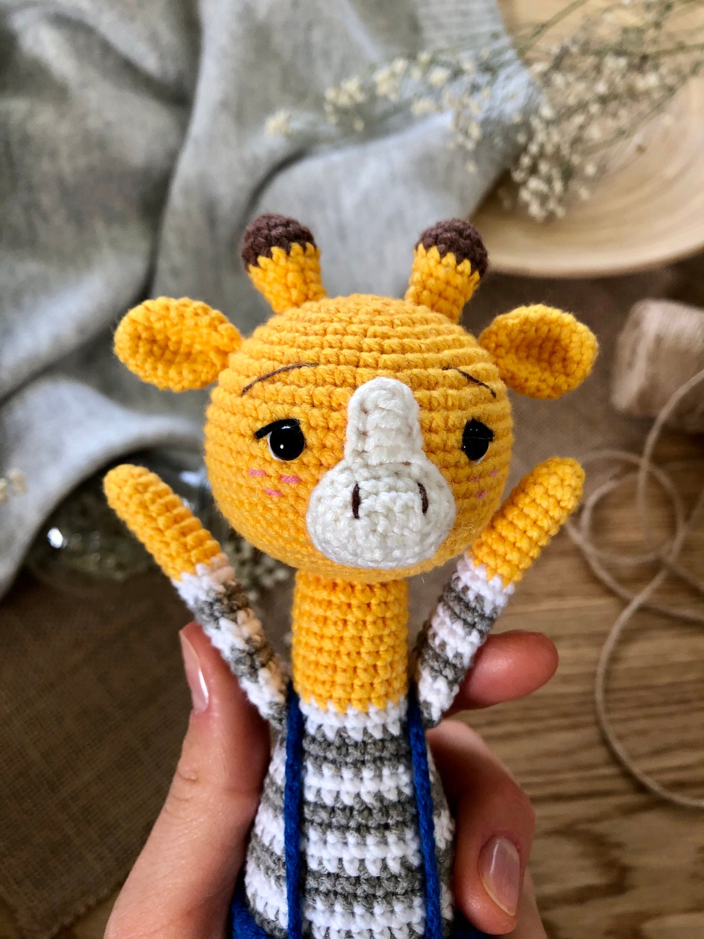 PDF Giraffe Billy Amigurumi Pattern