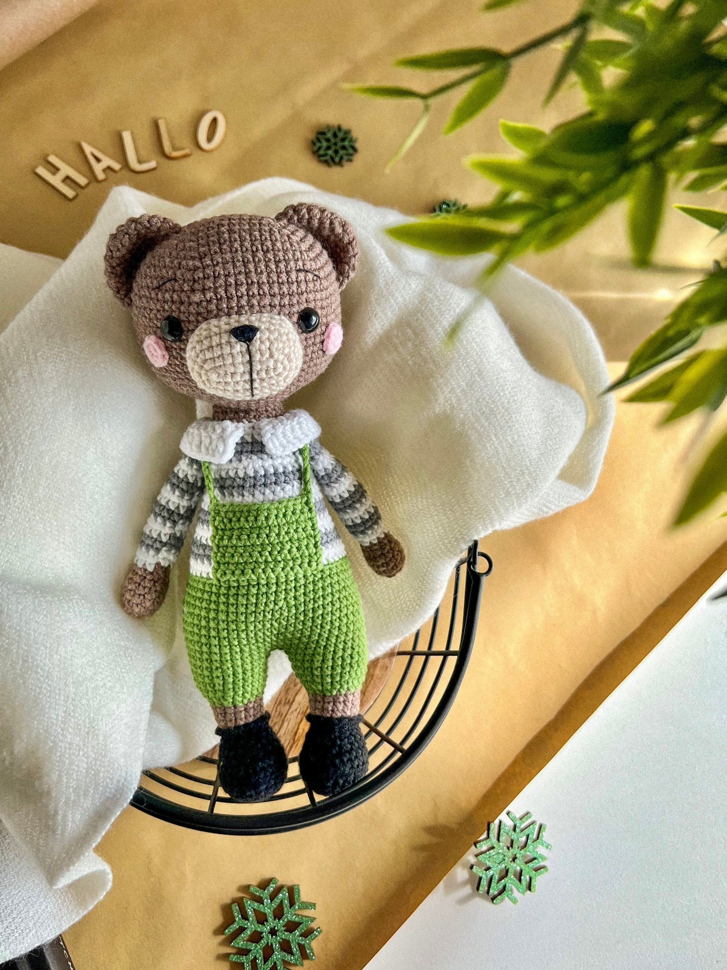 PDF Bear Arthur Amigurumi Pattern