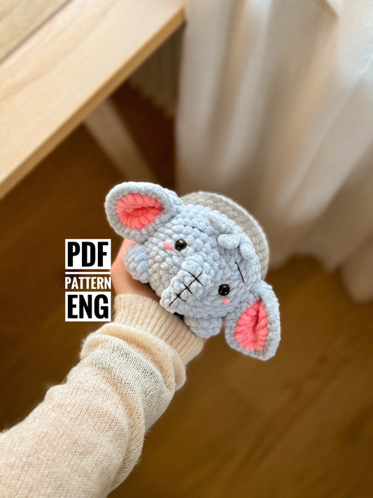 Winnie Chubby Elephant Amigurumi PDF Pattern