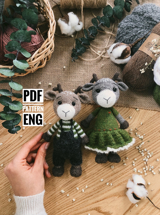 PDF Deer Sam Amigurumi Pattern