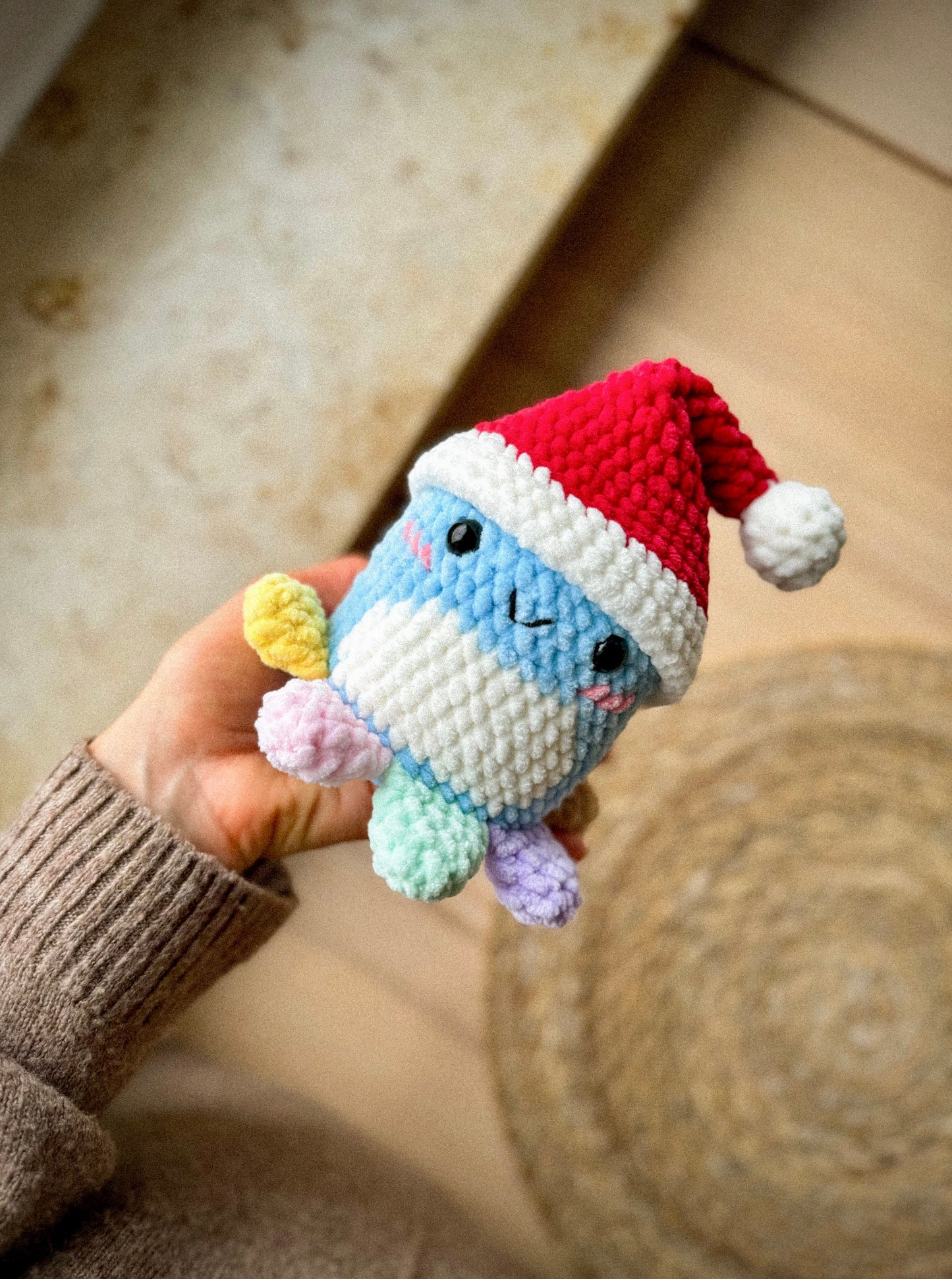 NO-SEW Rainbow Octopus Amigurumi PDF Pattern