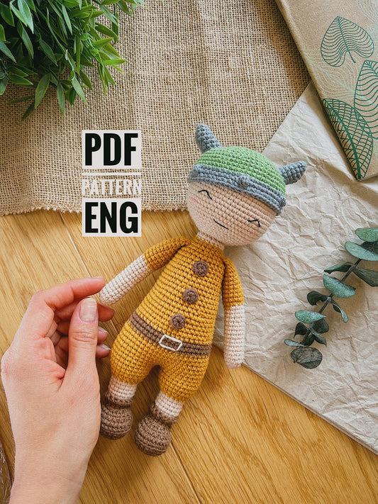 PDF Little Viking Amigurumi Pattern