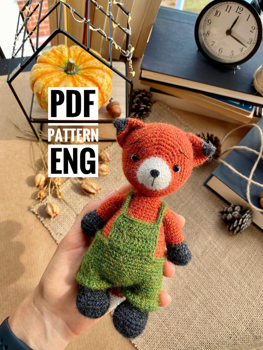 PDF Fox Alex Amigurumi Pattern
