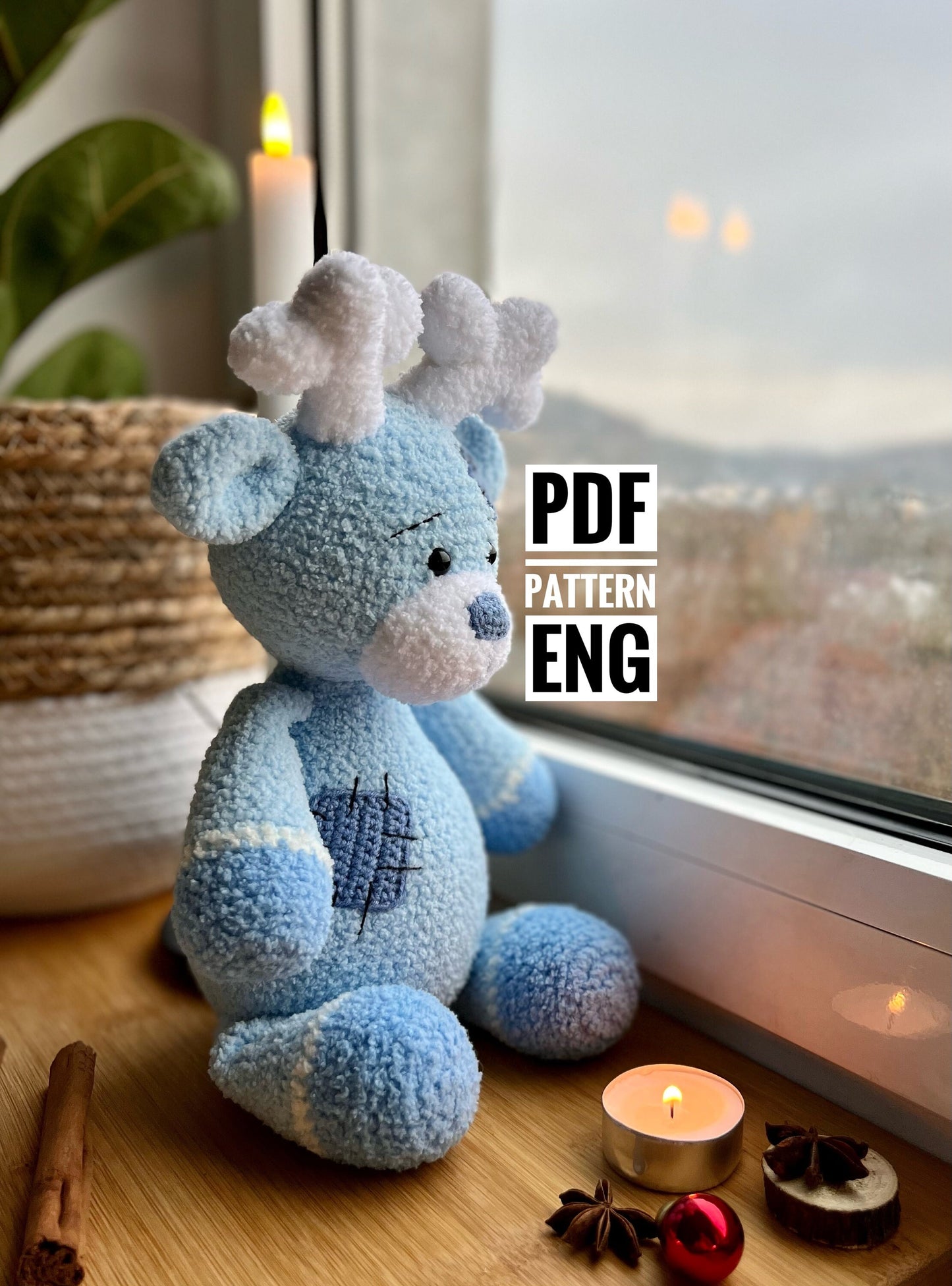PDF Teddy Deer Amigurumi Pattern