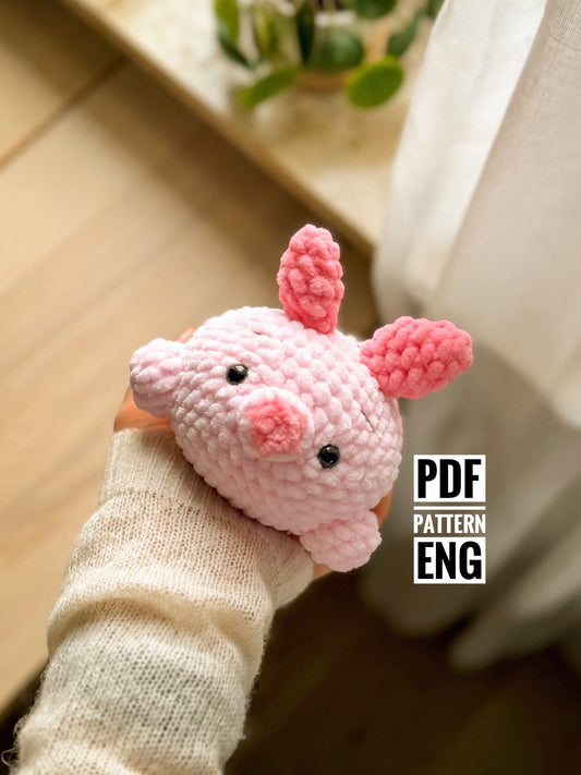 Piglet Chubby Pig Amigurumi PDF Pattern