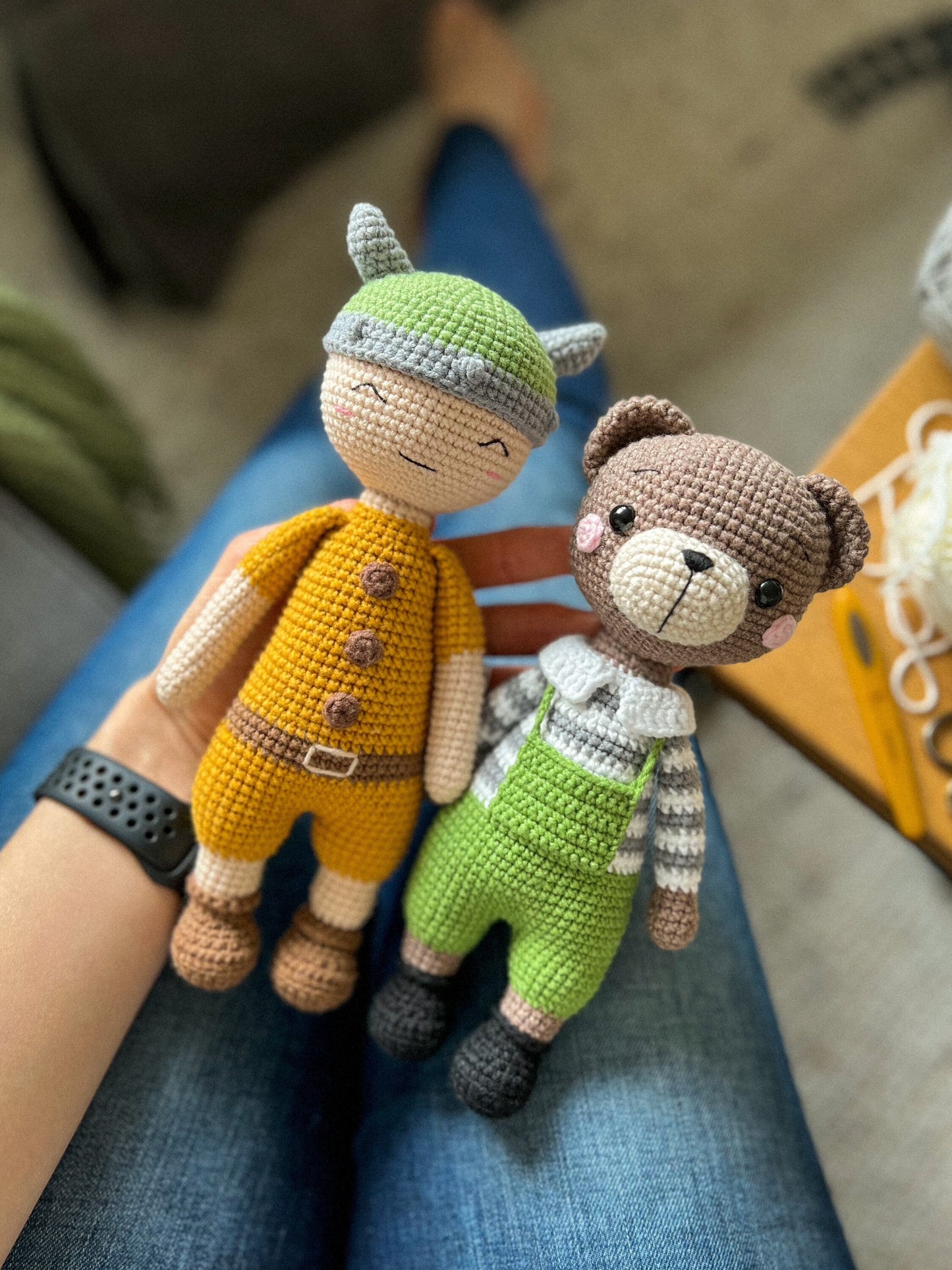 PDF Bear Arthur Amigurumi Pattern