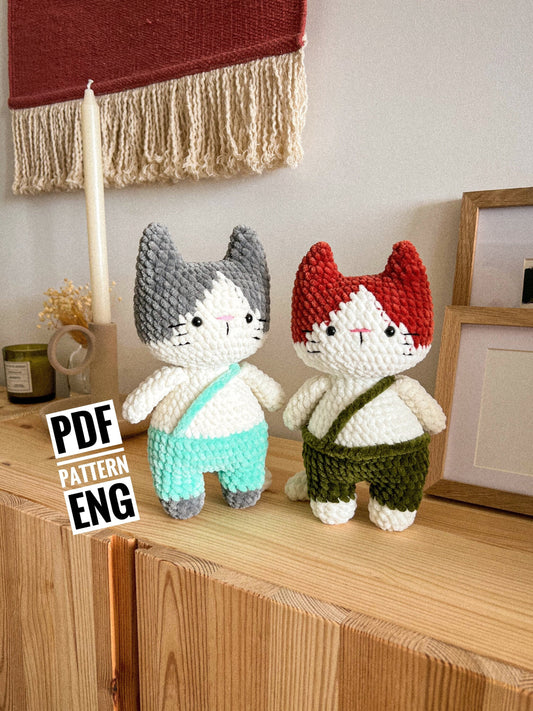 Tim crochet Cat Amigurumi PDF Pattern