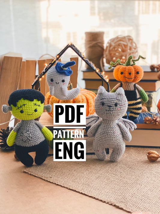 PDF Halloween Set of 4 Amigurumi Patterns