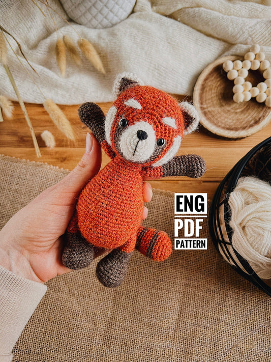 PDF Red Panda Amigurumi Pattern
