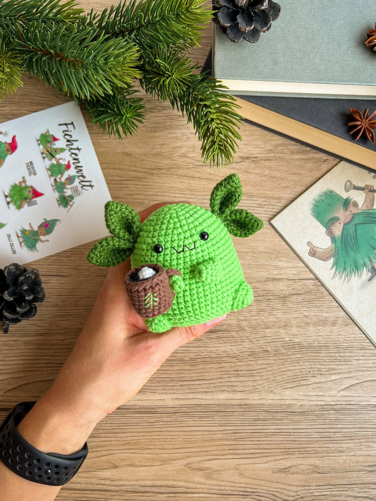 Forest Spirit Crochet Amigurumi Pattern – Fantasy Creature PDF Tutorial