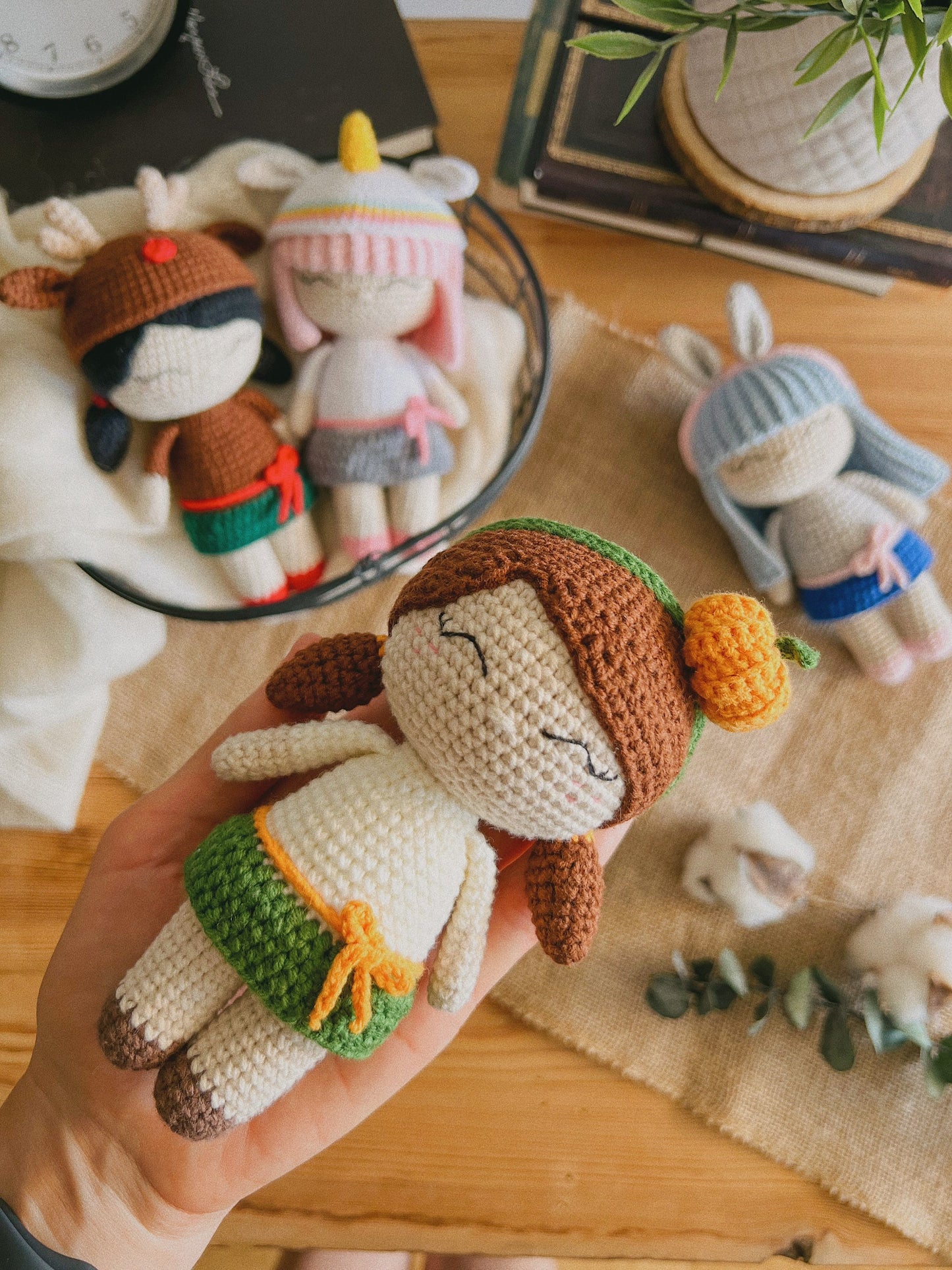PDF Dolls Set of 4 Amigurumi Patterns