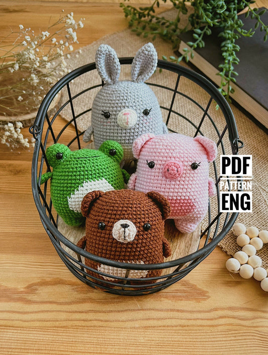 PDF Little Toys Set of 4 Amigurumi Patterns