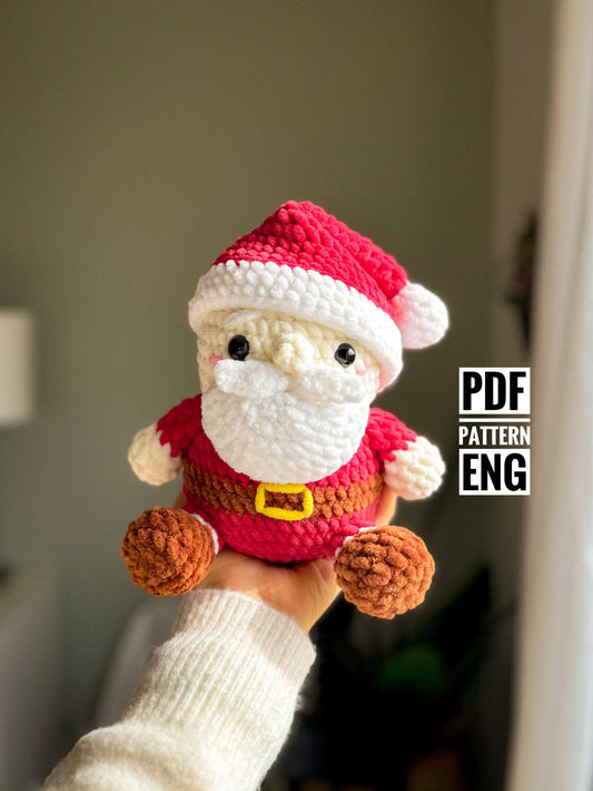 Mr. Santa Crochet Amigurumi PDF Pattern