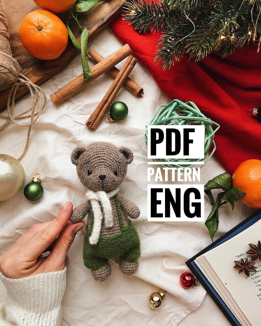 Bear Barry Crochet Amigurumi Pattern – Cute PDF Toy Tutorial