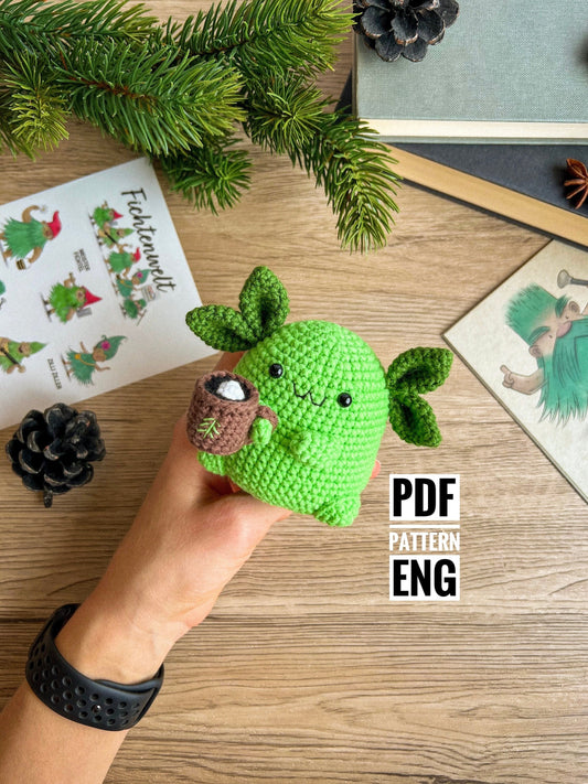 Forest Spirit Crochet Amigurumi Pattern – Fantasy Creature PDF Tutorial